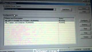 Creating an EtherNet Device Driver in RSLinx for an AllenBradley PLC [upl. by Nainatrad]