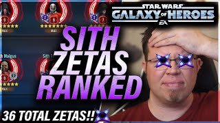 SITH FACTION RANKED ZETAs July 2023 [upl. by Hsara]