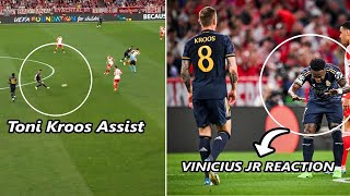 Toni Kroos assist Vinicius junior against Bayern Munich [upl. by Ailam]