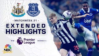 Newcastle United v Everton  PREMIER LEAGUE HIGHLIGHTS  422024  NBC Sports [upl. by Alamaj]