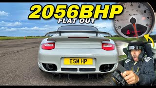 THE 2056BHP GRIM REAPER 911 TURBO WARNING SAVAGE PULLS [upl. by Colville535]