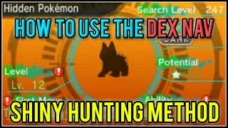 How to use the DexNav and DexNav Sneak Shiny Hunting Method Pokemon Omega Ruby and Alpha Sapphire [upl. by Kilgore]