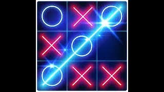 mobile game androids game Tic Tac Toe Glow Androids Games Friends [upl. by Llenram775]