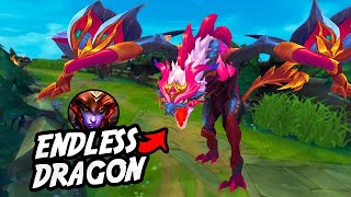 This Shyvana jungle build gives you ENDLESS Dragon form Crazy update amp NO CD [upl. by Idolah]