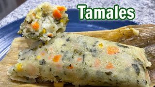 ✅ TAMALES DE VERDURAS ACELGAS Y QUESO  ALE DE NAVA [upl. by Tedman]