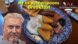 Wow My First Wetherspoons Breakfast Review [upl. by Animlehliw]