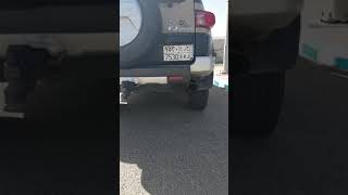 Magnaflow Exhaust sound plus steel pipe intake on my FJ Cruiser ماقنا فلو ايف جي [upl. by Ire]