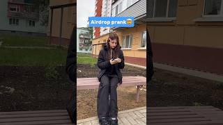 Airdrop prank😂😇 shortsvideo prank funny airdrop jamescharles shorts [upl. by Srevart592]