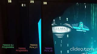 SLI pci66mhz comparsion vs Pcie in Bioshock 2007 [upl. by Ezalb195]