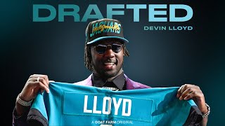 1st Round NFL Draft pick Devin Lloyd on getting selected by the Jaguars [upl. by Lewap]