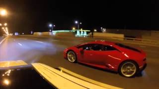 Lamborghini Huracan vs Mercedes E63 AMG S Renntech [upl. by Juan]