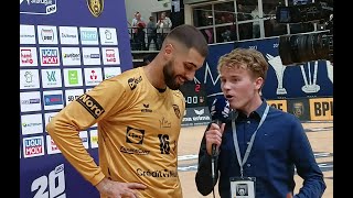 Handball  la réaction de Mehdi Harbaoui après DunkerqueTremblay [upl. by Murial215]