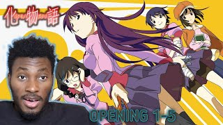 Bakemonogatari Opening 15 Reaction  Anime Op Reaction [upl. by Nimzaj]