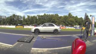 K24 Integra vs built WRX [upl. by Arval459]