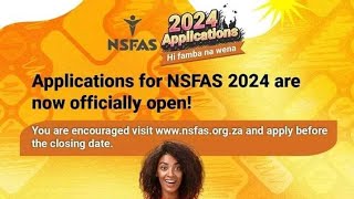 NSFAS Applications 2024 Step By Step Tutorials [upl. by Akcirre]