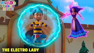 इलेक्ट्रो लेडी  Rudra Ep 09 Hindi  The Electro Lady  Rudra Magicl Story  Kiddo Toons Hindi [upl. by Atnohsal]