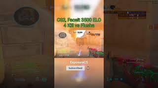 CS2 Faceit 3500 Elo vs Flusha 4 Kill shorts cs2 keşfet cs2clips cs2highlights csgo [upl. by Ezekiel]