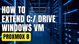 How To Extend C Drive in Windows VM in Proxmox 8 [upl. by Kcirdehs572]