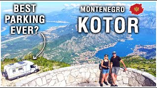 S23EP26  MONTENEGRO We drove the SERPENTINE road to Kotor Motorhome travel in the Balkans [upl. by Onfroi]