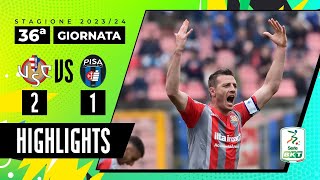 Cremonese vs Pisa 21  La Cremo vince con la firma dei suoi bomber  HIGHLIGHTS SERIE BKT 20232024 [upl. by Hareenum]