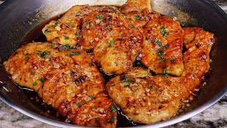 Quick and Easy Garlic Butter chicken Breast Recipe  Delicious Easy Dinner [upl. by Pauwles26]