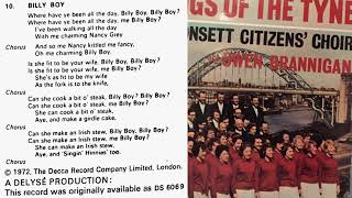 Billy boy Consett Citizens Choir Arranged by Arthur Wilkinson [upl. by Ohcamac]