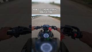 How to do Engine breaking amp Downshifting  downshifting enginebreaking downshift rakkovlogs [upl. by Willms50]