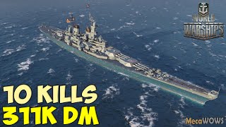 World of WarShips  Missouri  10 KILLS  311K Damage  Replay Gameplay 4K 60 fps [upl. by Atcliffe]