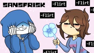 Frisk Flirts With Sans【 Undertale Comic Dub Compilation 】 [upl. by Calypso]