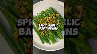 Spicy Garlic Baby Beans cooking beans buncis tumissayuran resepsimple tumisbuncis [upl. by Helbonnas289]