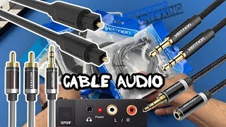 Beberapa Macam Cable Audio Vention  Unboxing Indonesia [upl. by Northrup]