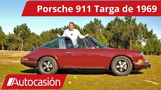 Porsche 911 Targa 20 T 1969  Coches CLÁSICOS  Review en español  Autocasión [upl. by Notsehc]