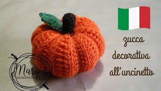 Zucca alluncinetto  Amigurumi  MARYJ HANDMADE [upl. by Coopersmith701]