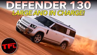 Suburban Watch Out  Heres Your In Depth Look At The XXL 8Passenger 2023 Land Rover Defender 130 [upl. by Boudreaux]