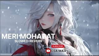 Meri Mohabat  lofisong  Slowed Reverb lovesong [upl. by Adrahs]