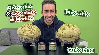 Panettone Pistacchio amp Cioccolato di Modica  Gusto Etna [upl. by Eikram]