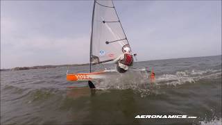 Flo1 foiling dinghy – quotWooohooquot [upl. by Yznel]