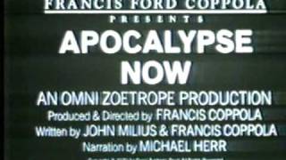 Apocalypse Now 1979 TV trailer  2 [upl. by Aihsatal197]