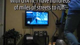 Virtual Running with Grand Theft Auto IV [upl. by Ynot]