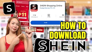 PAANO MAGDOWNLOAD NG SHEIN APP  Riencyll Cabile [upl. by Neelear]