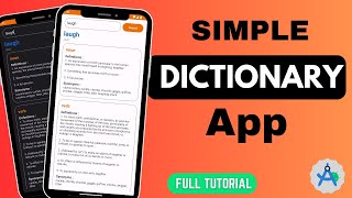 How to make Dictionary app  Android Studio  2024 [upl. by Ginger]