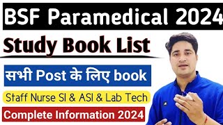 BSF SI Staff Nurse Recruitment 2024 Syllabus  BSF Paramedical Recruitment 2024 Syllabus [upl. by Yanej294]