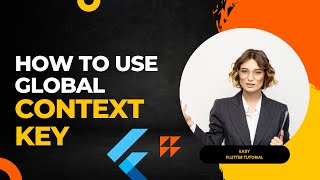 Flutter tutorial  Use Global Context in Flutter app without any Widget Builder [upl. by Jorgenson270]