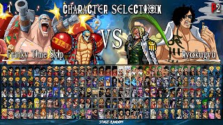 🎮 One Piece Mugen V12 🎮【Gameplay  Link 】 [upl. by Petigny46]