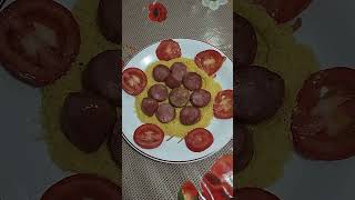 Bora come 😋farinha tomate 🍅 e linguiça frita 😋😋 [upl. by Hume507]