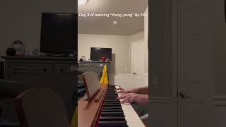 Day 3 of learning “Ylang ylang” By FKJ shorts piano music [upl. by Ecaj964]