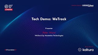 Tech Demo WeTrack Its time to track your sustainability properly  Event Tech Live 2023 [upl. by Packer954]