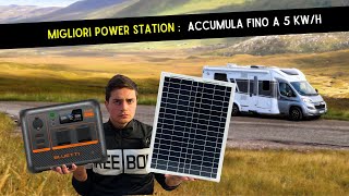 Ti mostro le MIGLIORI POWER STATION 2024 con supporto fotovoltaico  batterie accumulo portatili [upl. by Ydnolem]