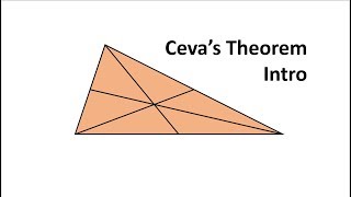 Cevas Theorem Introduction [upl. by Favin]