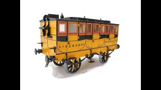 Hornby G104 4wheel Rocket coach [upl. by Sirroned]